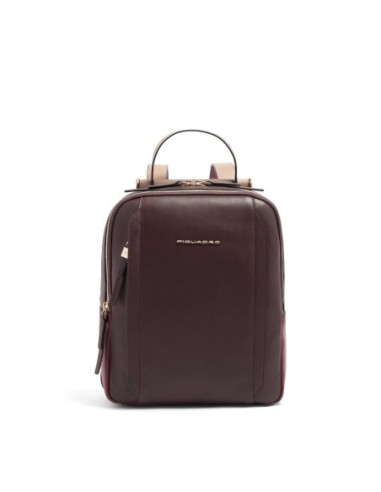 Zaino donna porta iPad Piquadro Circle – Bordeaux/rosa - foto 6