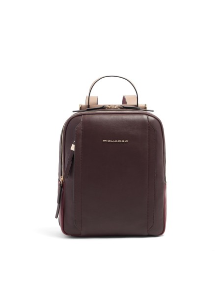 Zaino donna porta iPad Piquadro Circle – Bordeaux/rosa - foto 6
