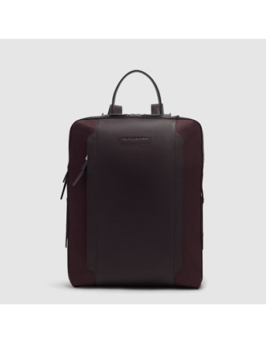 Zaino donna porta pc 15.6 in tessuto riciclato Piquadro Lyra – Bordeaux scuro - foto 1
