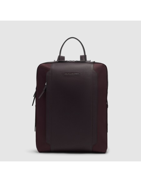 Zaino donna porta pc 15.6 in tessuto riciclato Piquadro Lyra – Bordeaux scuro - foto 1