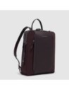 Zaino donna porta pc 15,6" in tessuto riciclato Piquadro Lyra – Bordeaux scuro
