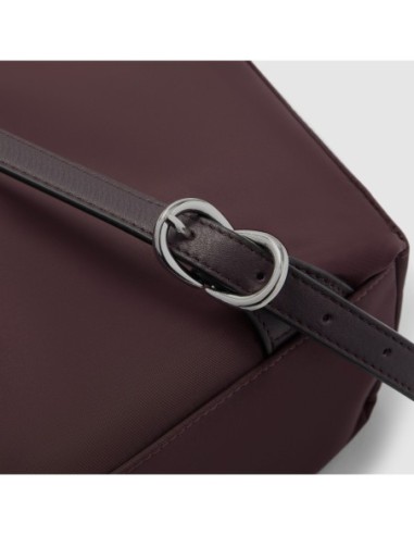 Zaino donna porta pc 15.6 in tessuto riciclato Piquadro Lyra – Bordeaux scuro - foto 5