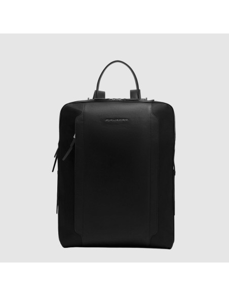 Zaino donna porta pc 15.6 in tessuto riciclato Piquadro Lyra – Nero - foto 1