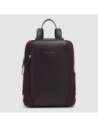 Zaino donna porta pc 14" in tessuto riciclato Piquadro Lyra – Bordeaux scuro