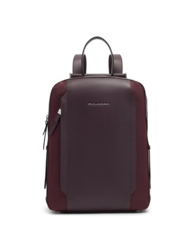 Zaino donna porta pc 14 in tessuto riciclato Piquadro Lyra – Bordeaux scuro - foto 6