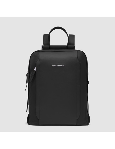 Zaino donna porta pc 14 in tessuto riciclato Piquadro Lyra – Nero - foto 1