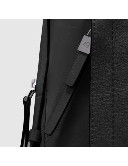 Zaino donna porta pc 14 in tessuto riciclato Piquadro Lyra – Nero - foto 5