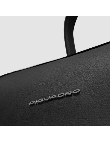 Zaino donna porta pc 14 in tessuto riciclato Piquadro Lyra – Nero - foto 6