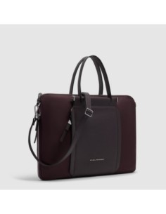 Borsa da lavoro donna sottile porta pc 15.6 Piquadro Lyra – Bordeaux scuro - foto 1 2