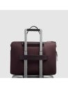 Borsa da lavoro donna sottile porta pc 15,6" Piquadro Lyra – Bordeaux scuro