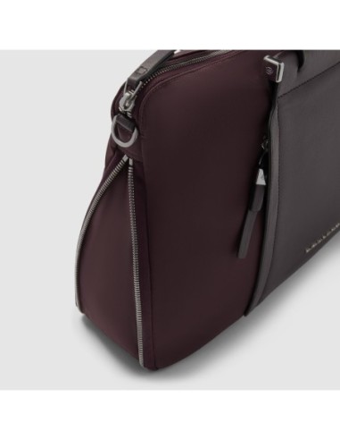 Borsa da lavoro donna sottile porta pc 15.6 Piquadro Lyra – Bordeaux scuro - foto 5