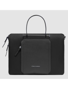 Borsa da lavoro donna sottile porta pc 15.6 Piquadro Lyra – Nero - foto 1