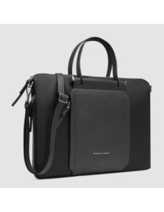 Borsa da lavoro donna sottile porta pc 15.6 Piquadro Lyra – Nero - foto 1 2