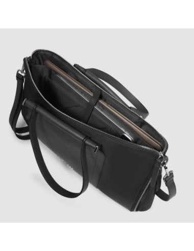 Borsa da lavoro donna sottile porta pc 15.6 Piquadro Lyra – Nero - foto 4