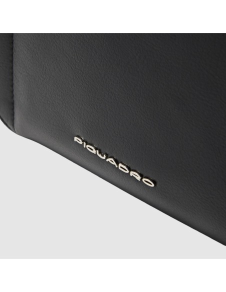 Borsa donna porta pc 14 in tessuto riciclato Piquadro Lyra – Nero - foto 5