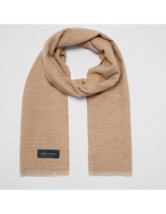 Sciarpa uomo in lana e cashmere Piquadro SC24 – Cuoio - foto 1 2