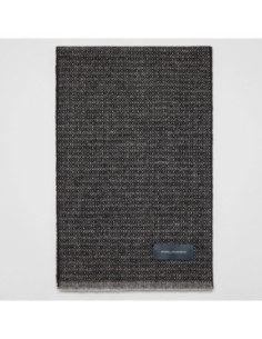 Sciarpa uomo in lana e cashmere Piquadro SC24 – Grigio - foto 1