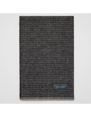 Sciarpa uomo in lana e cashmere Piquadro SC24 – Grigio - foto 1