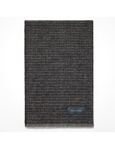 Sciarpa uomo in lana e cashmere Piquadro SC24 – Grigio - foto 4