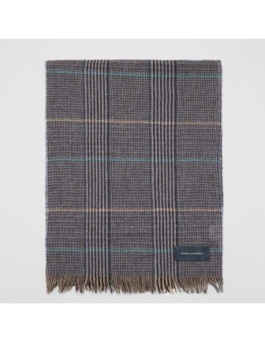 Sciarpa leggera in misto lana Piquadro SC24 – Azzurro/beige - foto 1