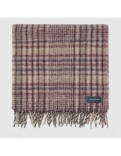 Sciarpa in misto lana effetto mohair Piquadro SC24 – Prugna/lilla - foto 1