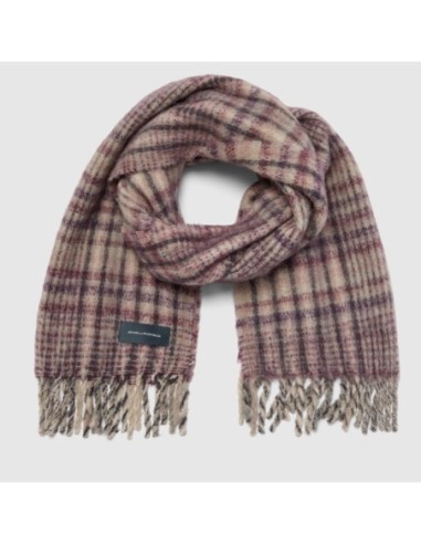 Sciarpa in misto lana effetto mohair Piquadro SC24 – Prugna/lilla - foto 2