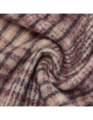Sciarpa in misto lana effetto mohair Piquadro SC24 – Prugna/lilla - foto 3