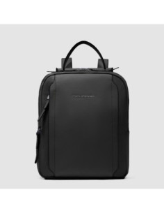 Zaino donna porta iPad in tessuto riciclato Piquadro Lyra – Nero - foto 1