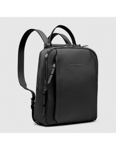 Zaino donna porta iPad in tessuto riciclato Piquadro Lyra – Nero - foto 2