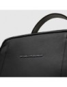 Zaino donna porta iPad in tessuto riciclato Piquadro Lyra – Nero