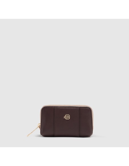 Astuccio portachiavi donna Piquadro Circle – Bordeaux/rosa - foto 1