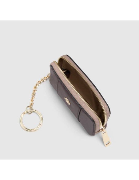 Astuccio portachiavi donna Piquadro Circle – Bordeaux/rosa - foto 4
