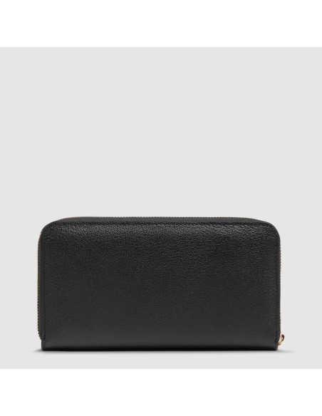 Portafogli donna grande zip-around Piquadro Patricia – Nero - foto 3
