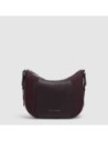 Borsa tracolla donna porta iPad mini in tessuto riciclato Piquadro Lyra – Bordeaux scuro