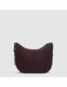 Borsa tracolla donna porta iPad mini in tessuto riciclato Piquadro Lyra – Bordeaux scuro