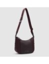 Borsa tracolla donna porta iPad mini in tessuto riciclato Piquadro Lyra – Bordeaux scuro