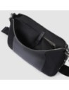 Borsa tracolla donna porta iPad mini in tessuto riciclato Piquadro Lyra – Nero