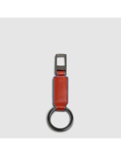 Moschettone portachiavi Piquadro Blue Square – Arancio - foto 1 2