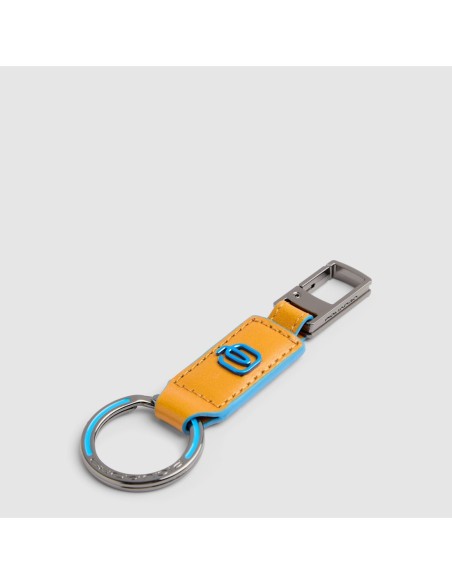 Moschettone portachiavi Piquadro Blue Square – Giallo - foto 3