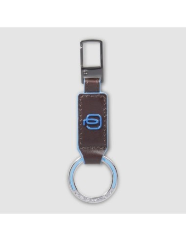 Moschettone portachiavi Piquadro Blue Square – Mogano - foto 1