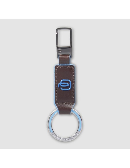 Moschettone portachiavi Piquadro Blue Square – Mogano - foto 1