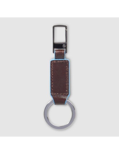 Moschettone portachiavi Piquadro Blue Square – Mogano - foto 2