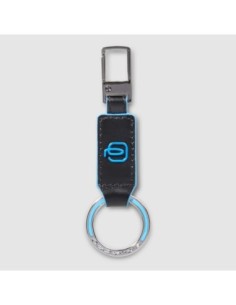 Moschettone portachiavi Piquadro Blue Square – Nero - foto 1