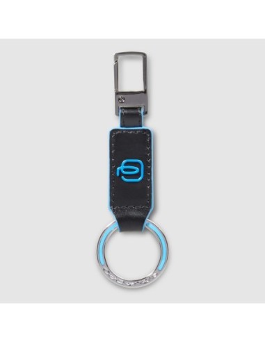 Moschettone portachiavi Piquadro Blue Square – Nero - foto 1