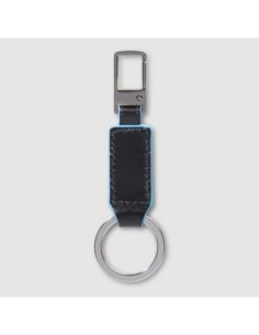 Moschettone portachiavi Piquadro Blue Square – Nero - foto 1 2