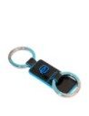 Portachiavi in pelle a due anelli Piquadro Blue Square – Nero Portachiavi in pelle a due anelli Piquadro Blue Square – Nero