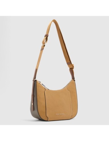 Borsa tracolla donna per iPad mini Piquadro Circle – Nocciola scamosciato - foto 6