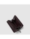 Portafogli da donna piccolo con portamonete Piquadro Lyra – Bordeaux scuro Portafogli da donna piccolo con portamonete Piquadro Lyra – Bordeaux scuro