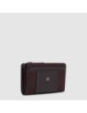 Portafogli da donna con portamonete Piquadro Lyra – Bordeaux scuro Portafogli da donna con portamonete Piquadro Lyra – Bordeaux scuro