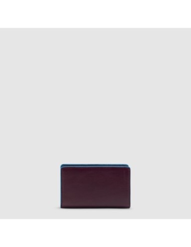 Portafogli da donna con porta monete Piquadro Blue Square – Bordeaux - foto 3